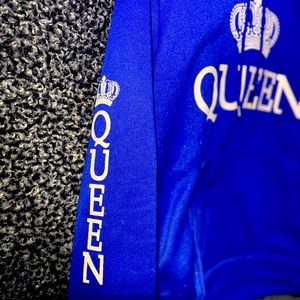 Royal Blue Queen Hoodie